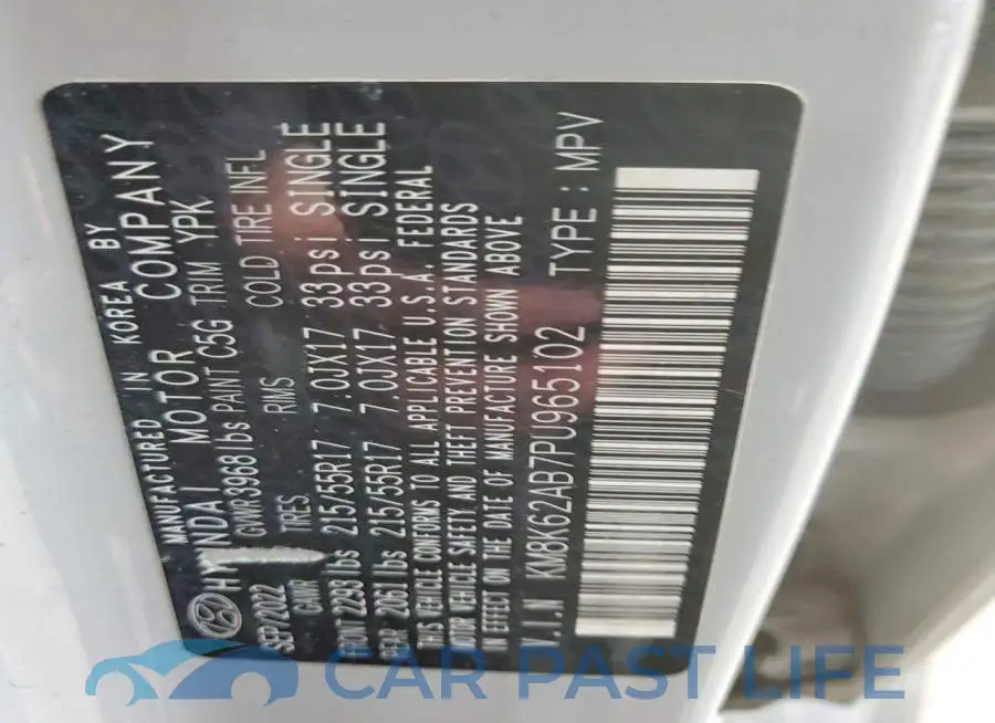 KM8K62AB7PU965102# 13