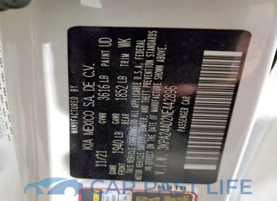 3KPA24AD2NE442896# 12
