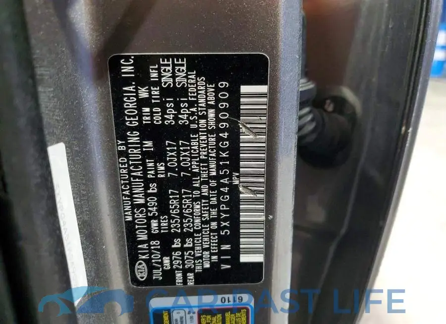 5XYPG4A51KG490909# 13