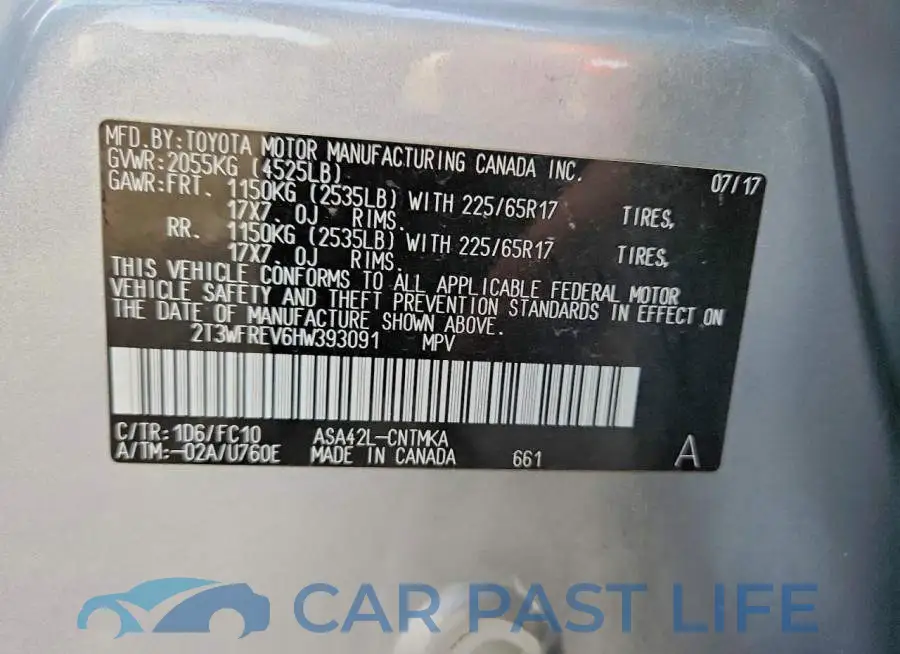 2T3WFREV6HW393091# 13