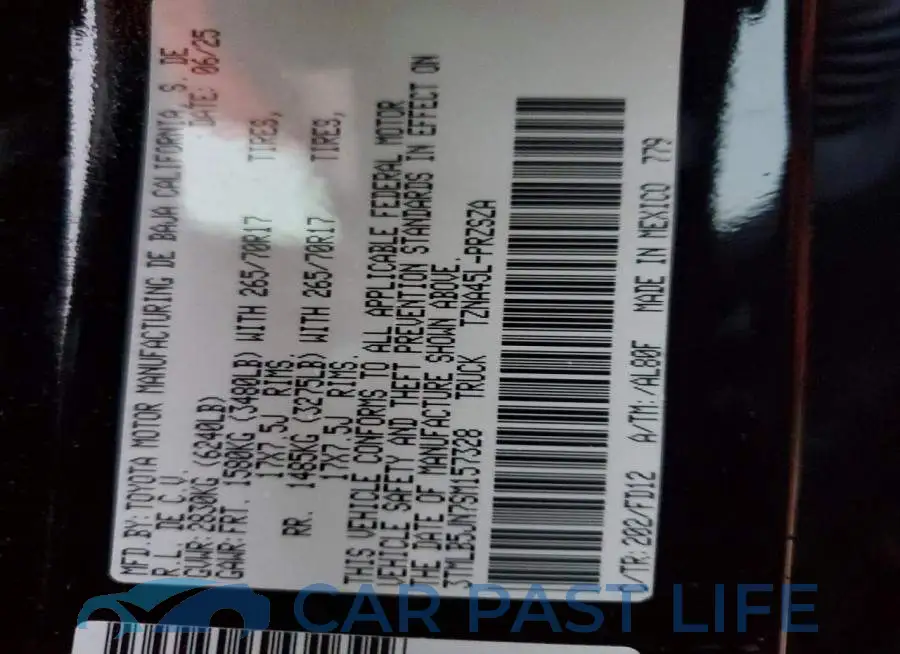 3TMLB5JN7SM157328# 12