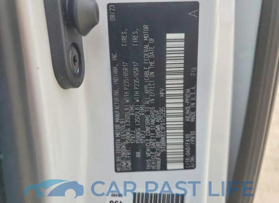 5TDBRKEC1PS175295# 14
