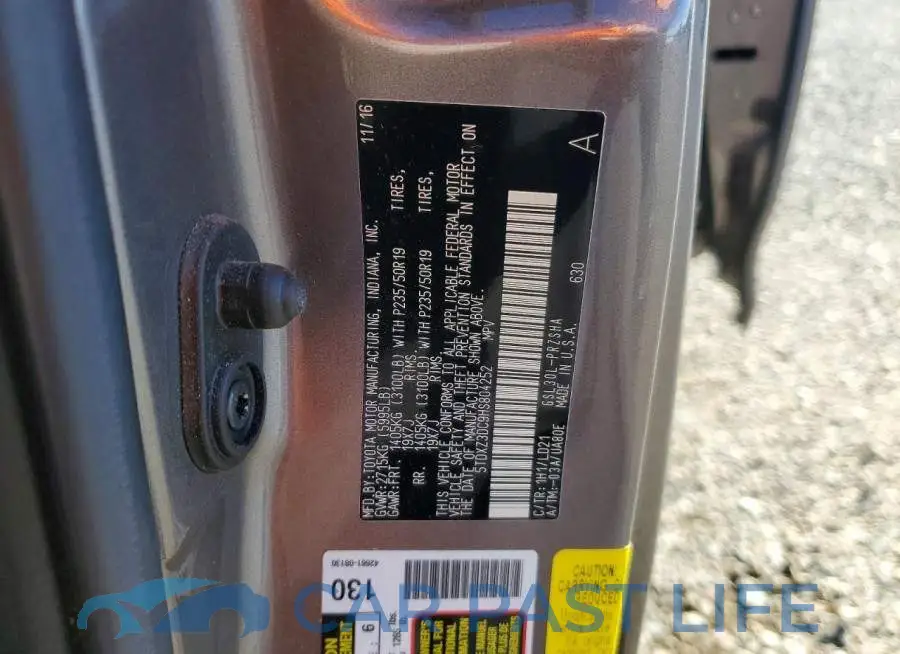 5TDXZ3DC9HS804252# 14