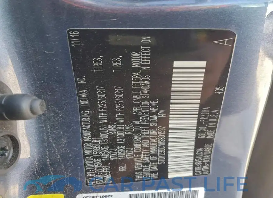 5TDYZ3DC1HS801592# 13