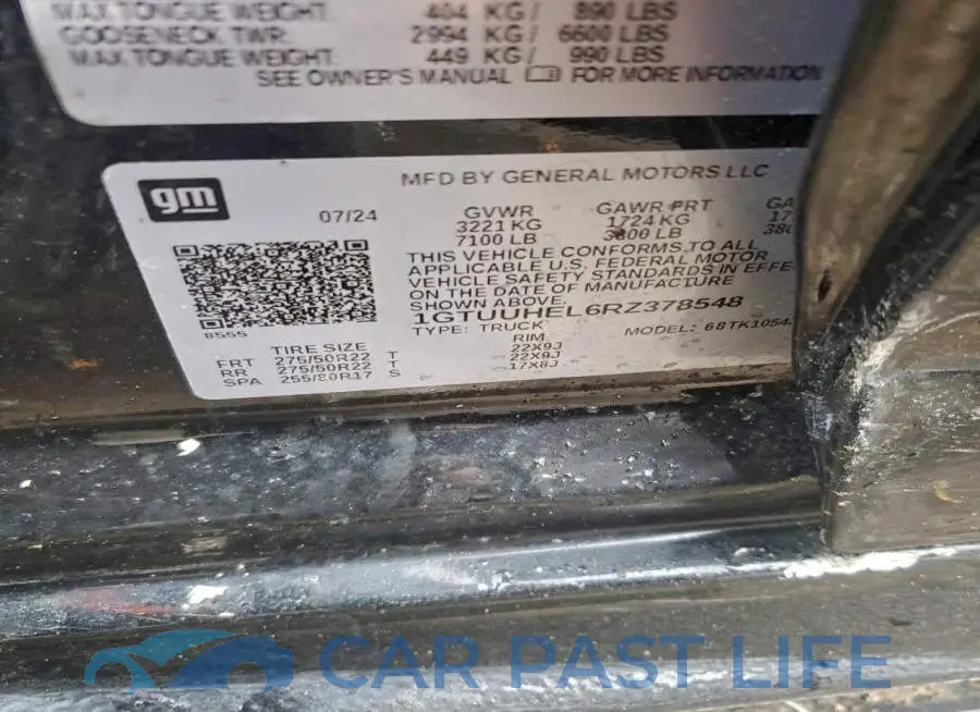 1GTUUHEL6RZ378548# 13
