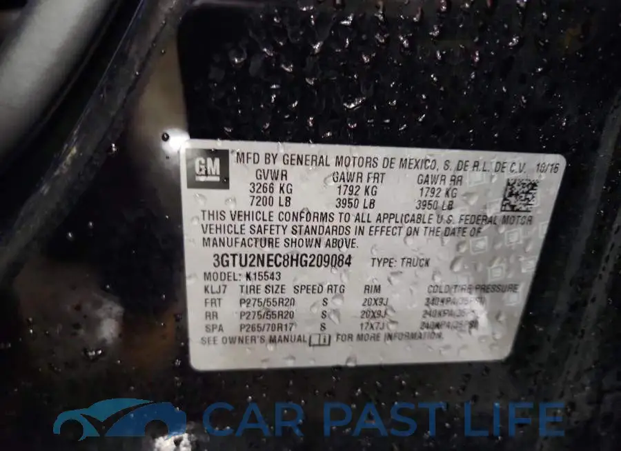 3GTU2NEC8HG209084# 13