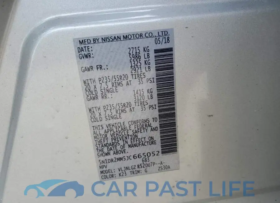 5N1DR2MM5JC665052# 14