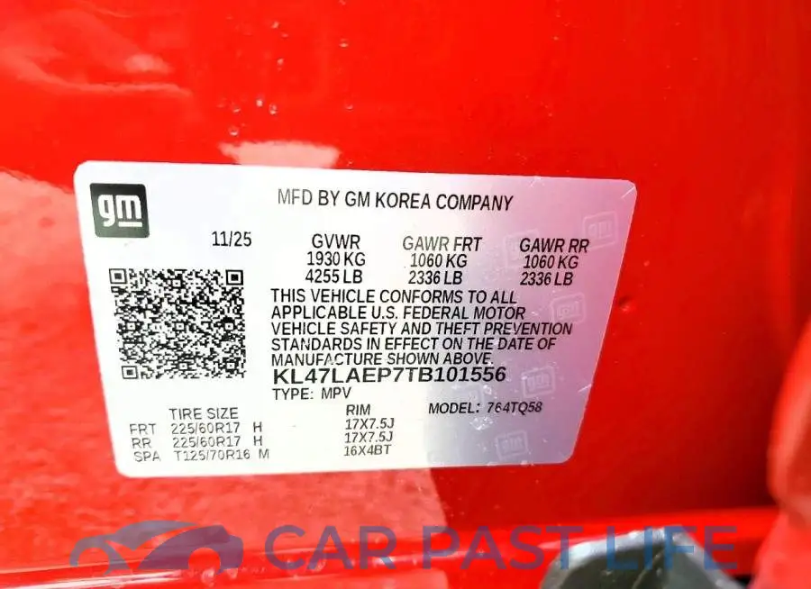 KL47LAEP7TB101556# 13