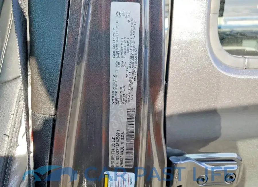 1C4PJXFG4RW299611# 12