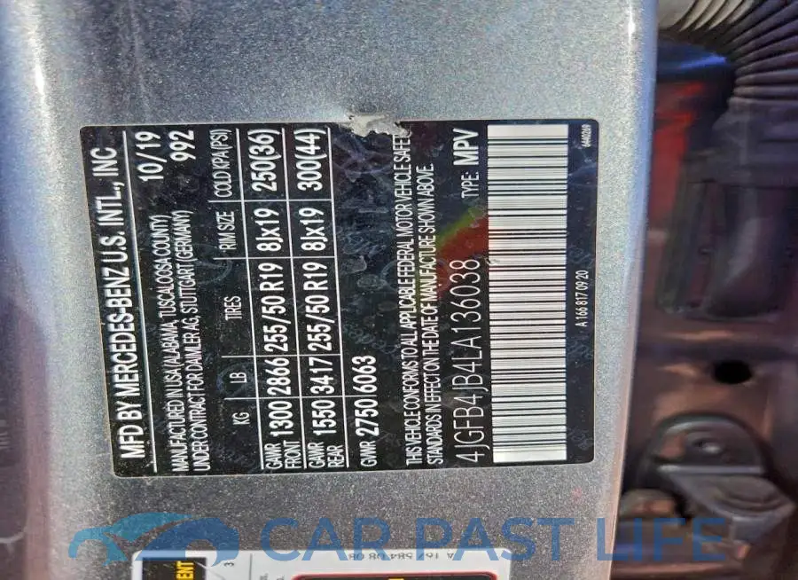 4JGFB4JB4LA136038# 14