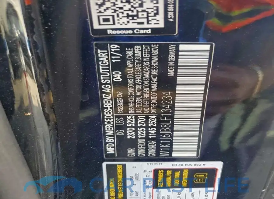 W1K1J6JB8LF134234# 12