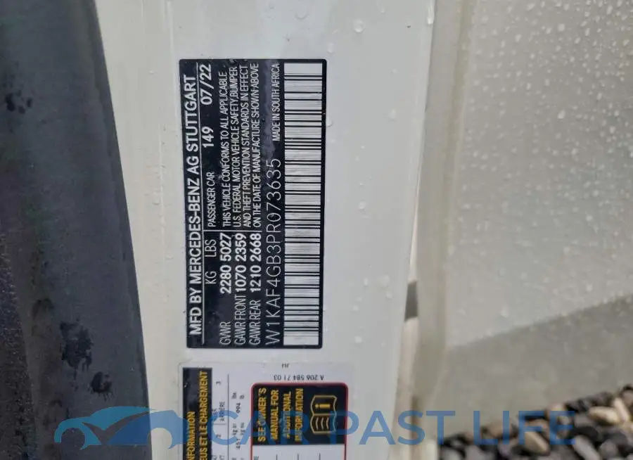 W1KAF4GB3PR073635# 12