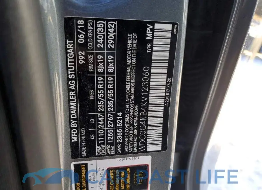 WDC0G4KB4KV123060# 13