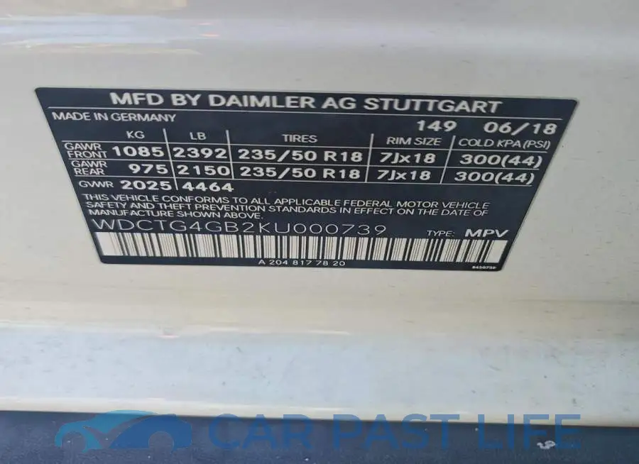 WDCTG4GB2KU000739# 12