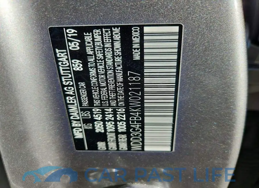 WDD3G4FB4KW021187# 12