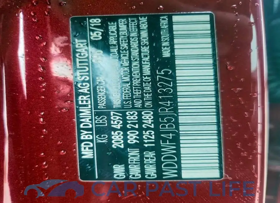 WDDWF4JB5JR413275# 13