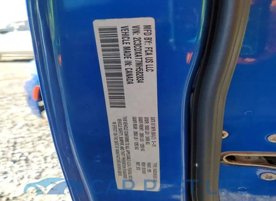 2C3CDXAT7MH582834# 12