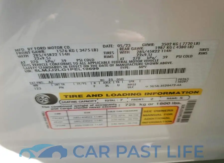 5LMJJ2LG1PEL10699# 13