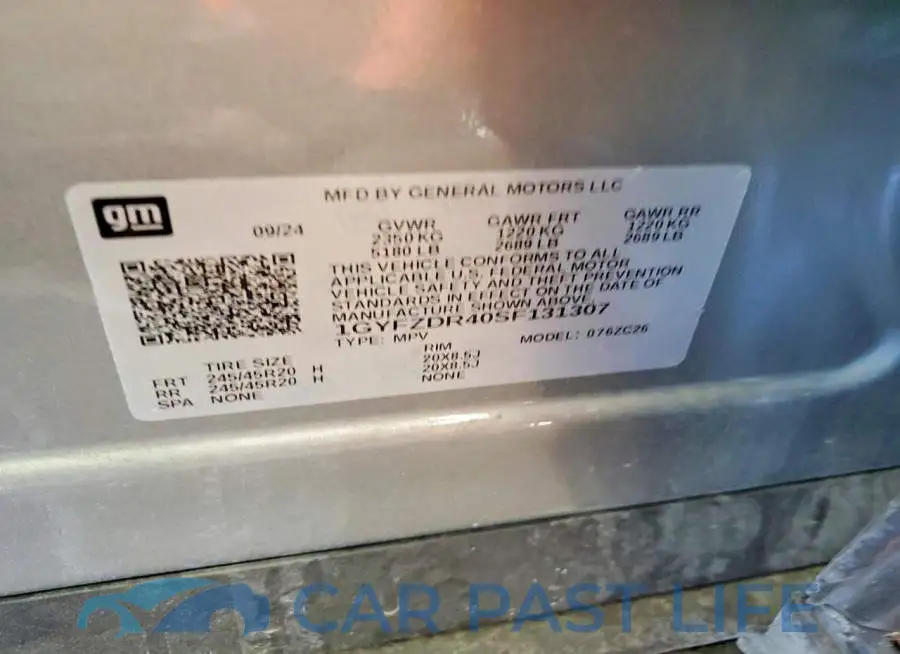 1GYFZDR40SF131307# 14