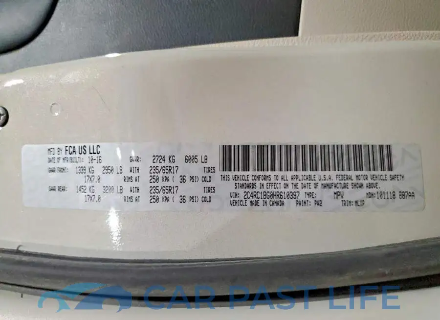 2C4RC1BG0HR610397# 13