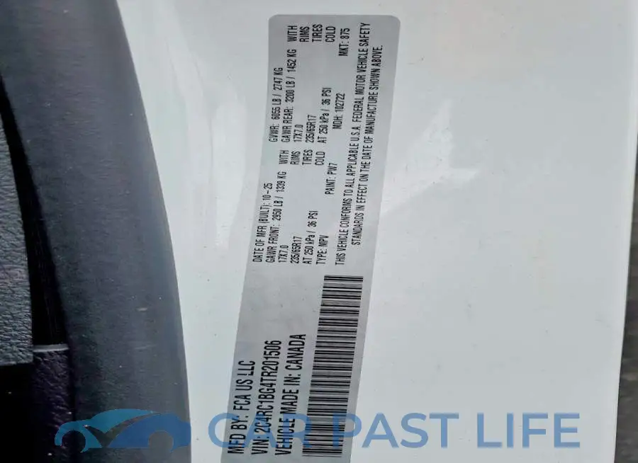 2C4RC1BG4TR201506# 13