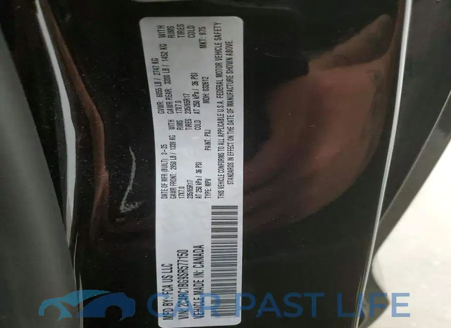2C4RC1BG9SR577150# 13