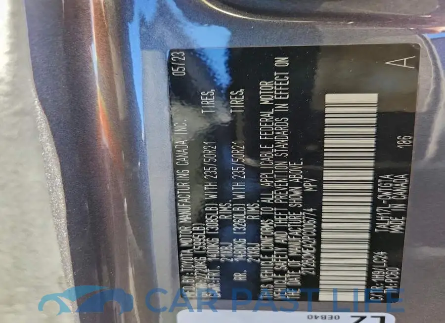 2T2BCMEA2PC006774# 13