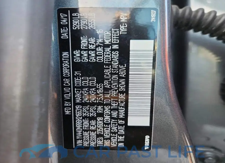 YV440MRR6H2166319# 13