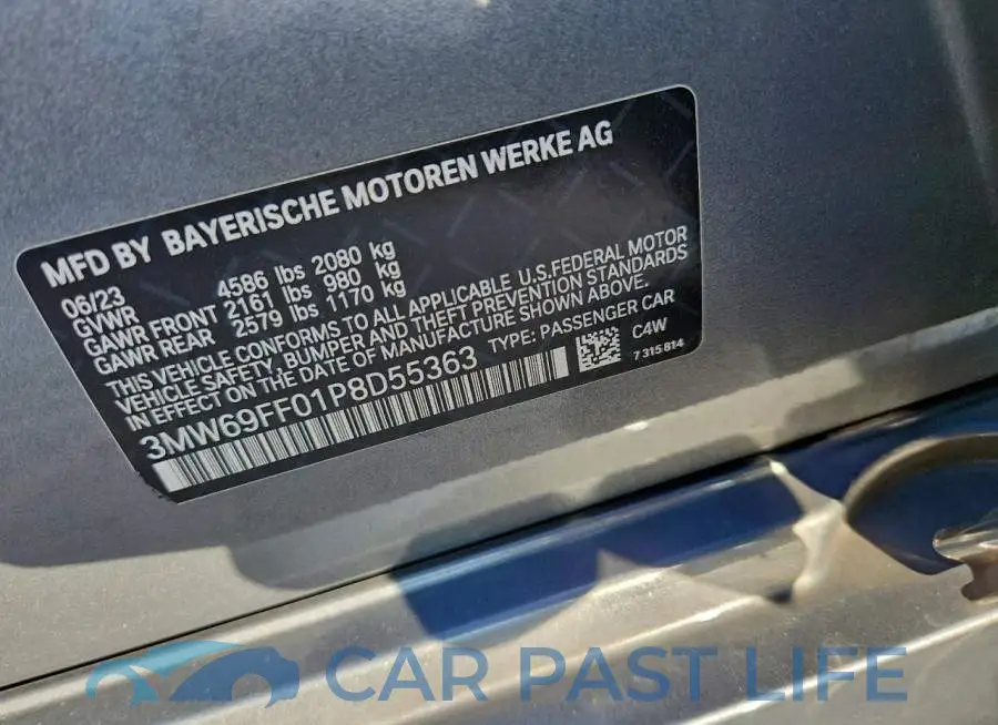 3MW69FF01P8D55363# 12