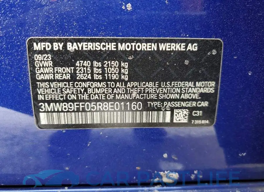 3MW89FF05R8E01160# 13