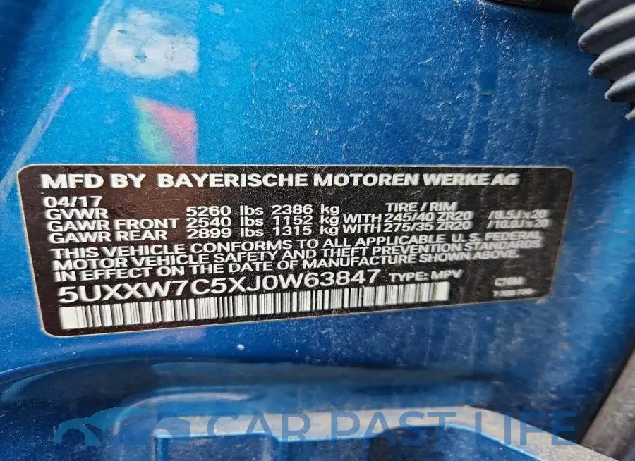 5UXXW7C5XJ0W63847# 13