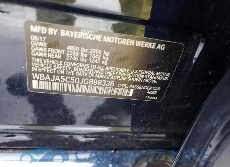 WBAJA5C50JG898336# 12