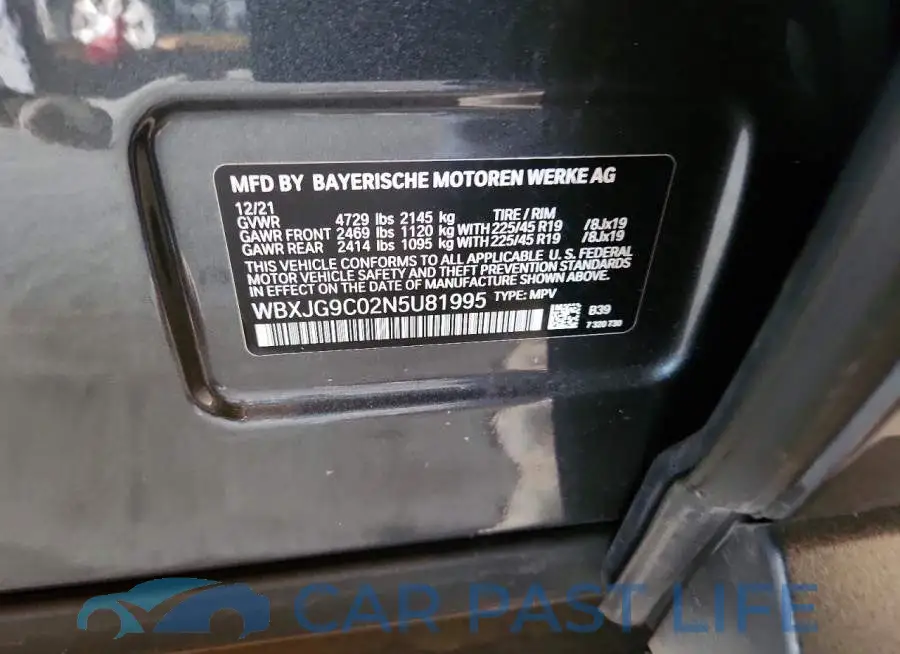 WBXJG9C02N5U81995# 14