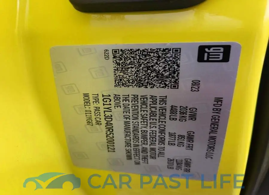 1G1YL3D40R5200121# 12