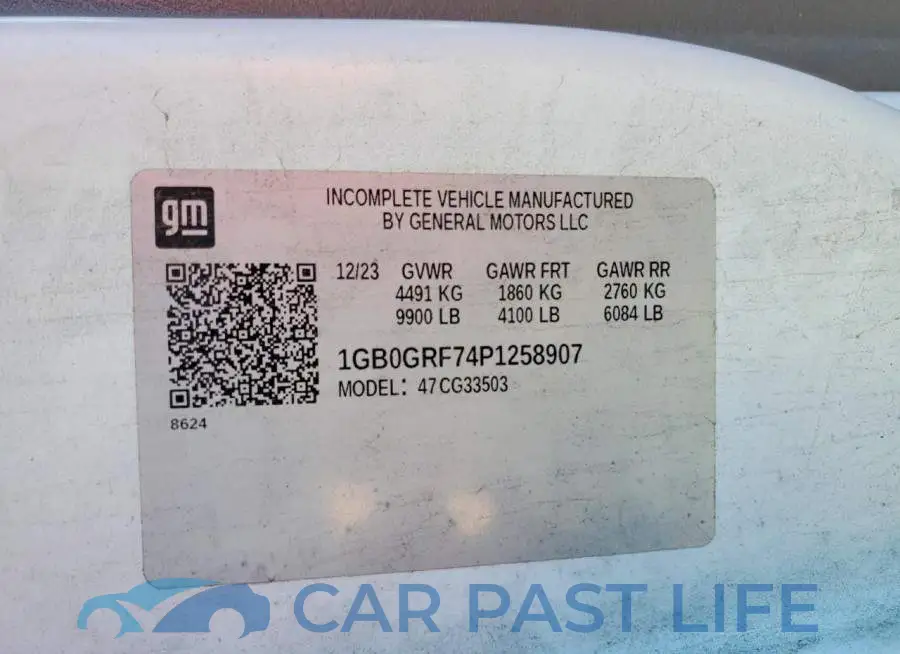 1GB0GRF74P1258907# 14