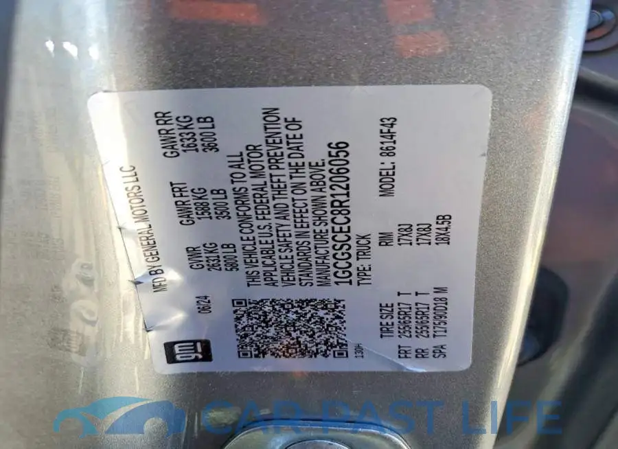 1GCGSCEC8R1206056# 12