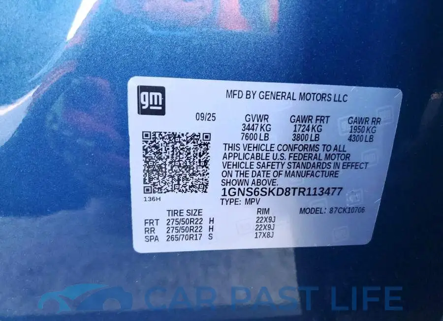 1GNS6SKD8TR113477# 14