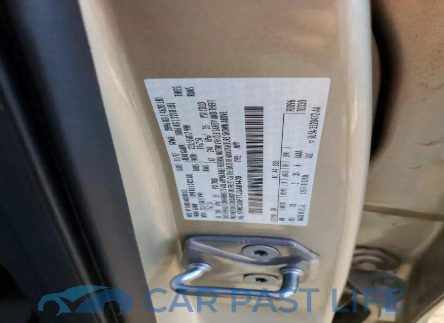 1FMCU0F77JUA81400# 13
