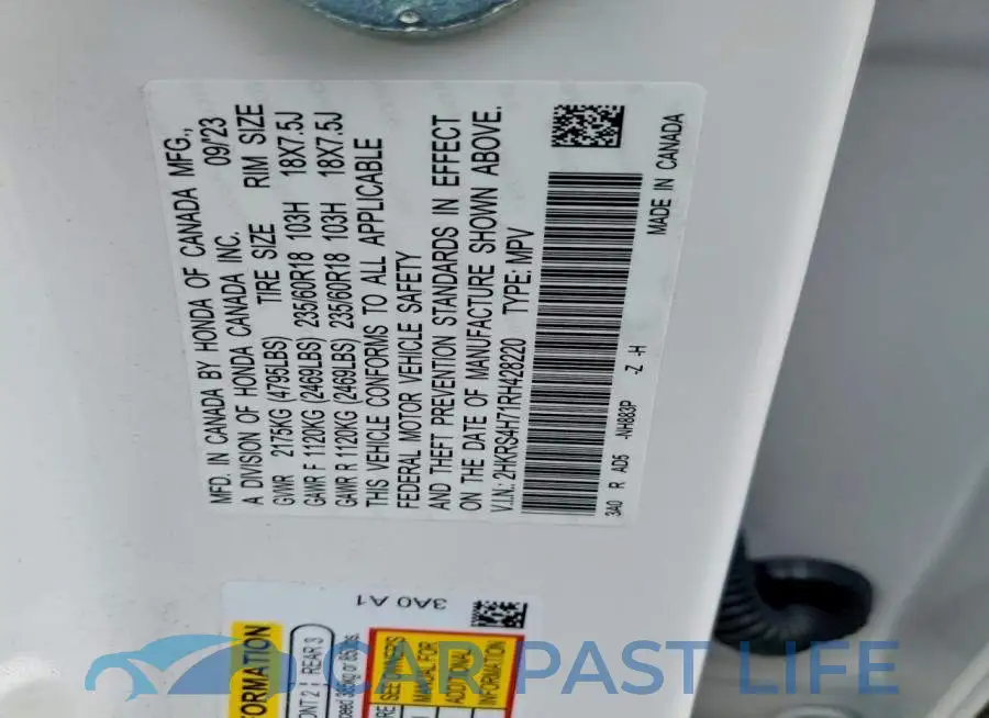 2HKRS4H71RH428220# 14
