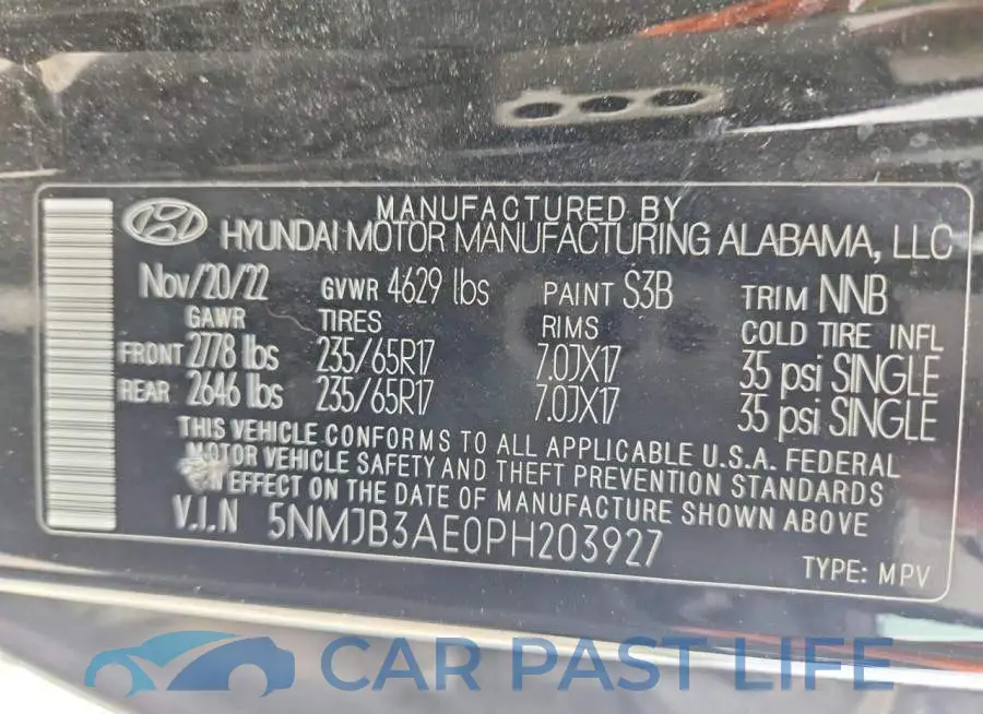 5NMJB3AE0PH203927# 14