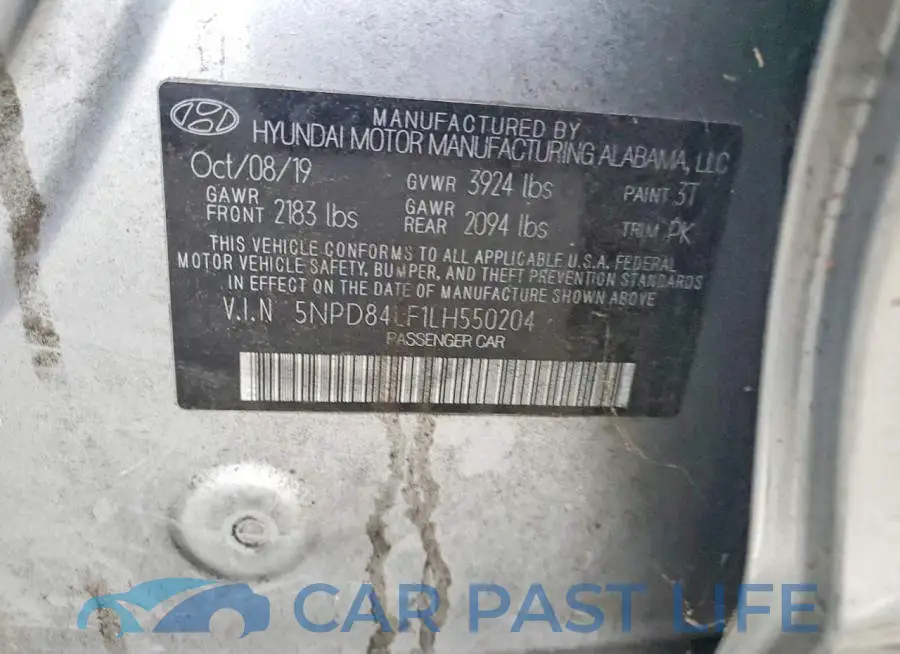 5NPD84LF1LH550204# 12