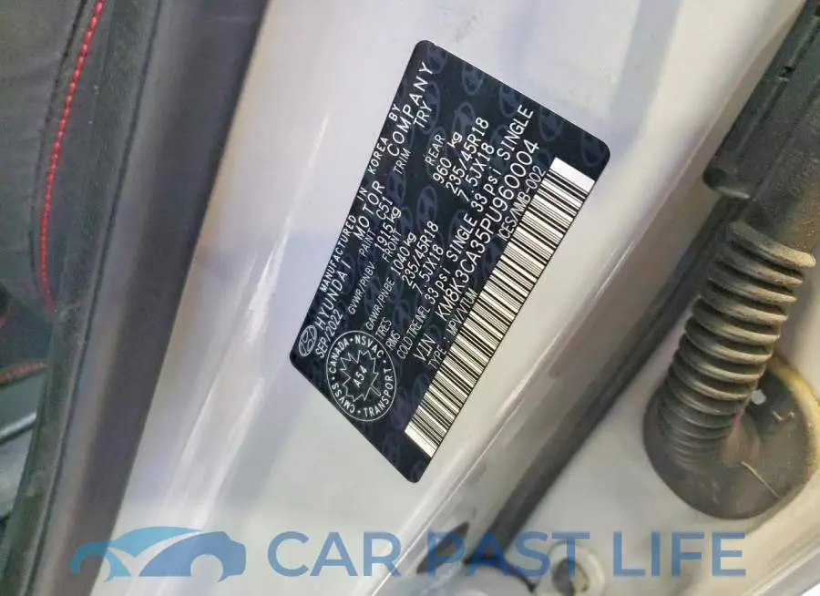 KM8K3CA35PU960004# 14