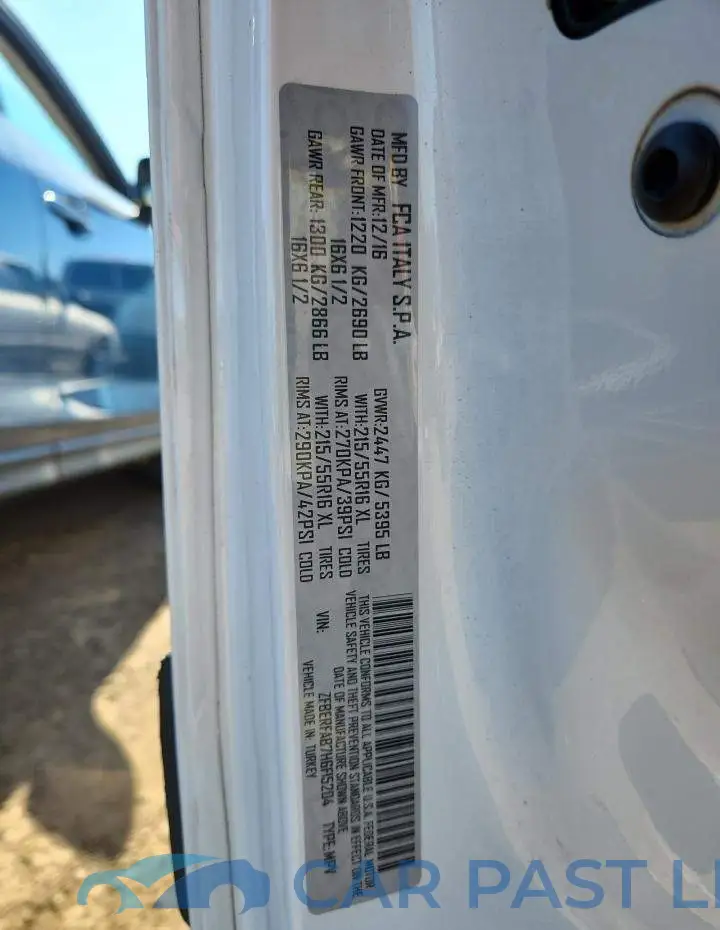 ZFBERFAB7H6F15204# 12