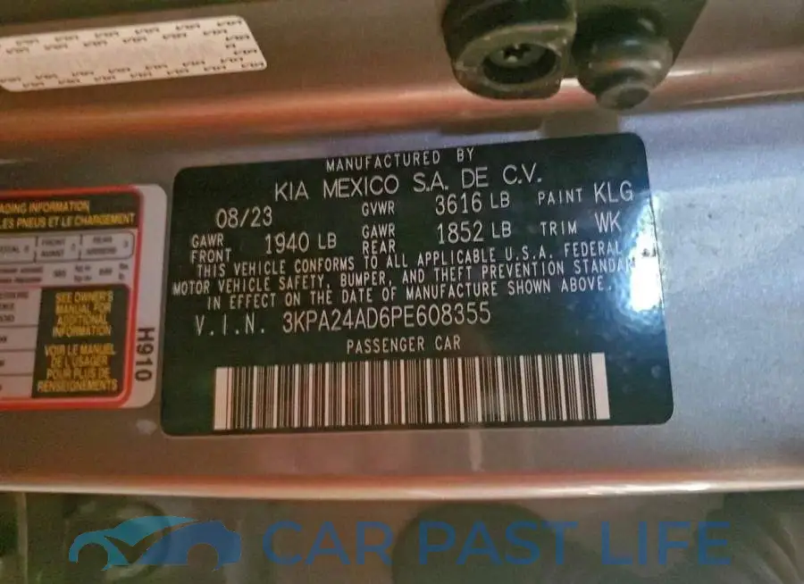 3KPA24AD6PE608355# 12