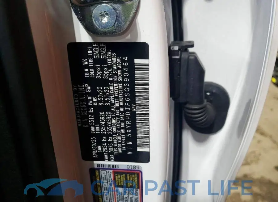 5XYRHDJF6SG390464# 13