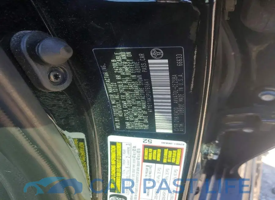 4T1G11AK3PU765641# 12