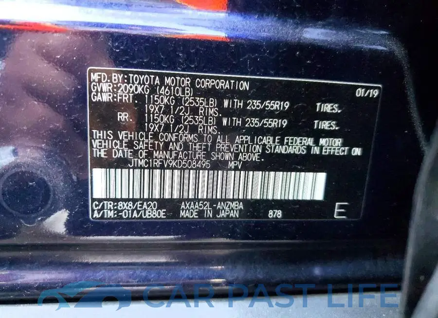 JTMC1RFV9KD508495# 13