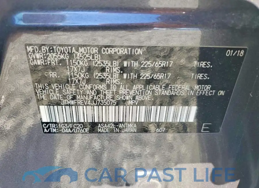 JTMWFREV4JJ735075# 12