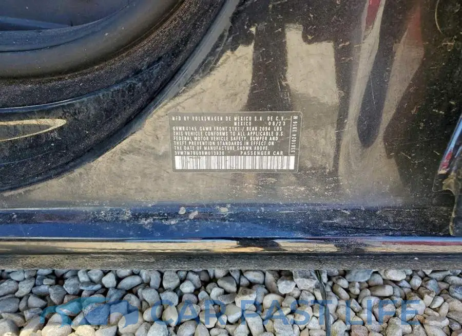 3VW7M7BU9RM013820# 13