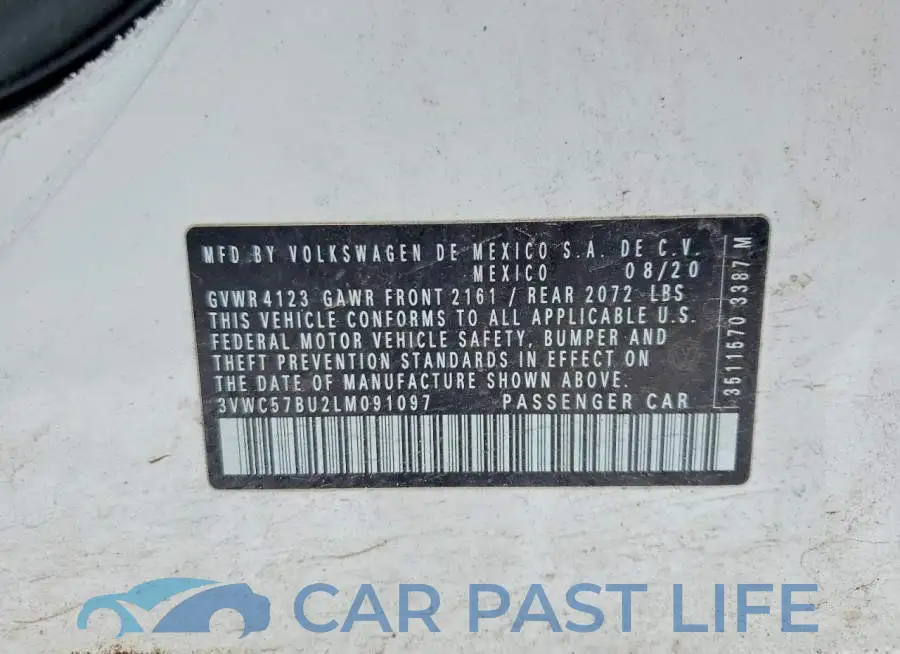 3VWC57BU2LM091097# 12